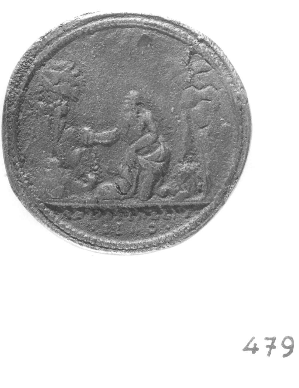 San Girolamo (medaglia, elemento d'insieme) di Spinelli Andrea (sec. XVI)