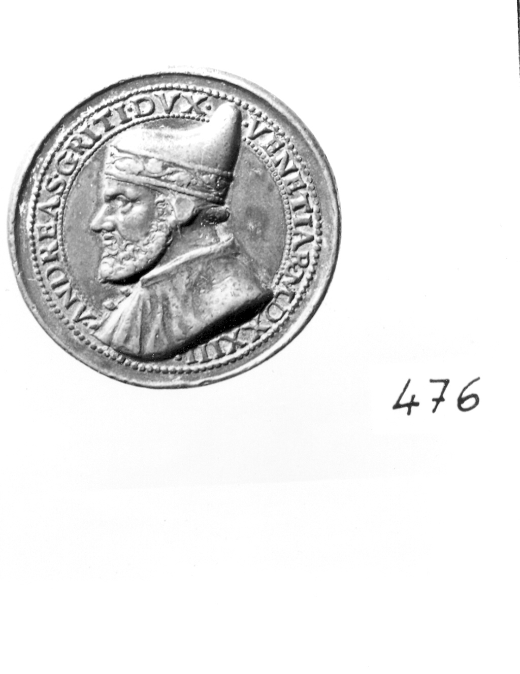 busto maschile (medaglia, elemento d'insieme) di Spinelli Andrea (sec. XVI)