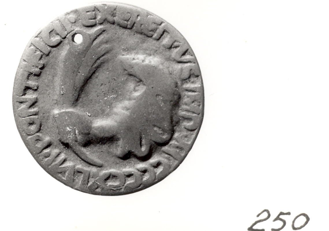 stemma gentilizio (medaglia, elemento d'insieme) di De Pasti Matteo (sec. XV)