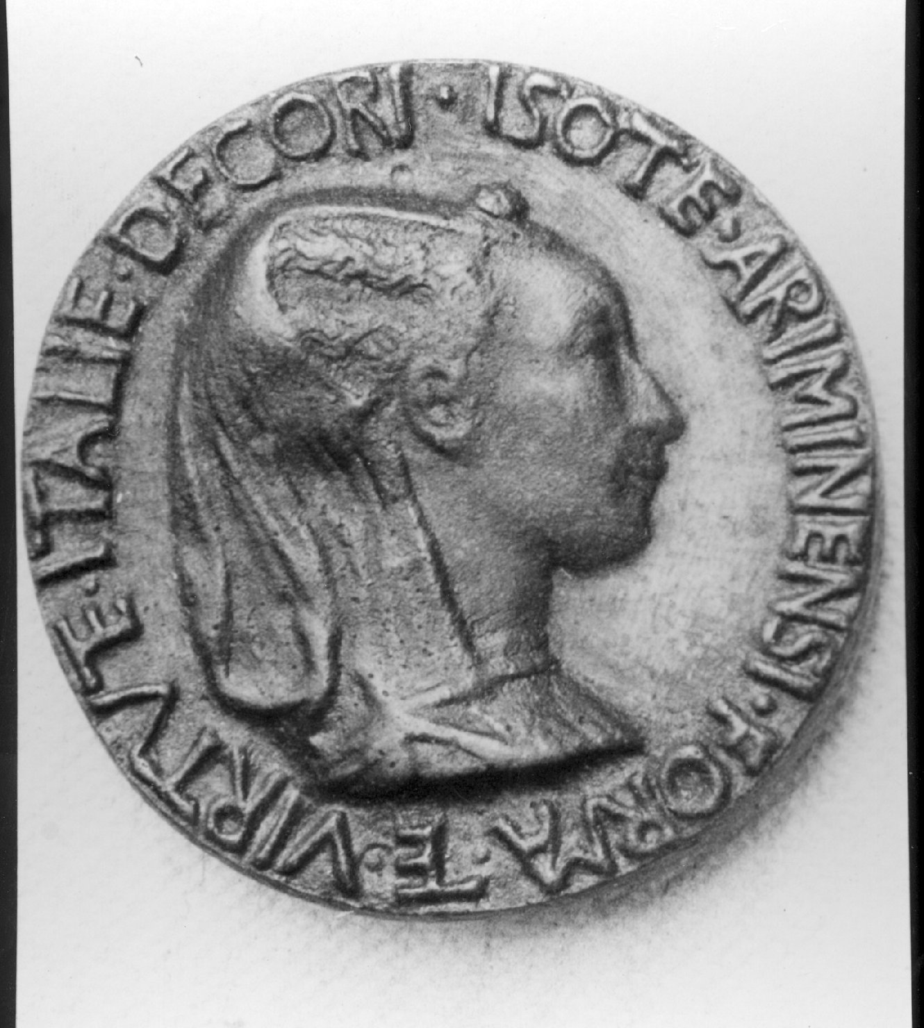 ritratto di donna (medaglia, elemento d'insieme) di De Pasti Matteo (sec. XV)