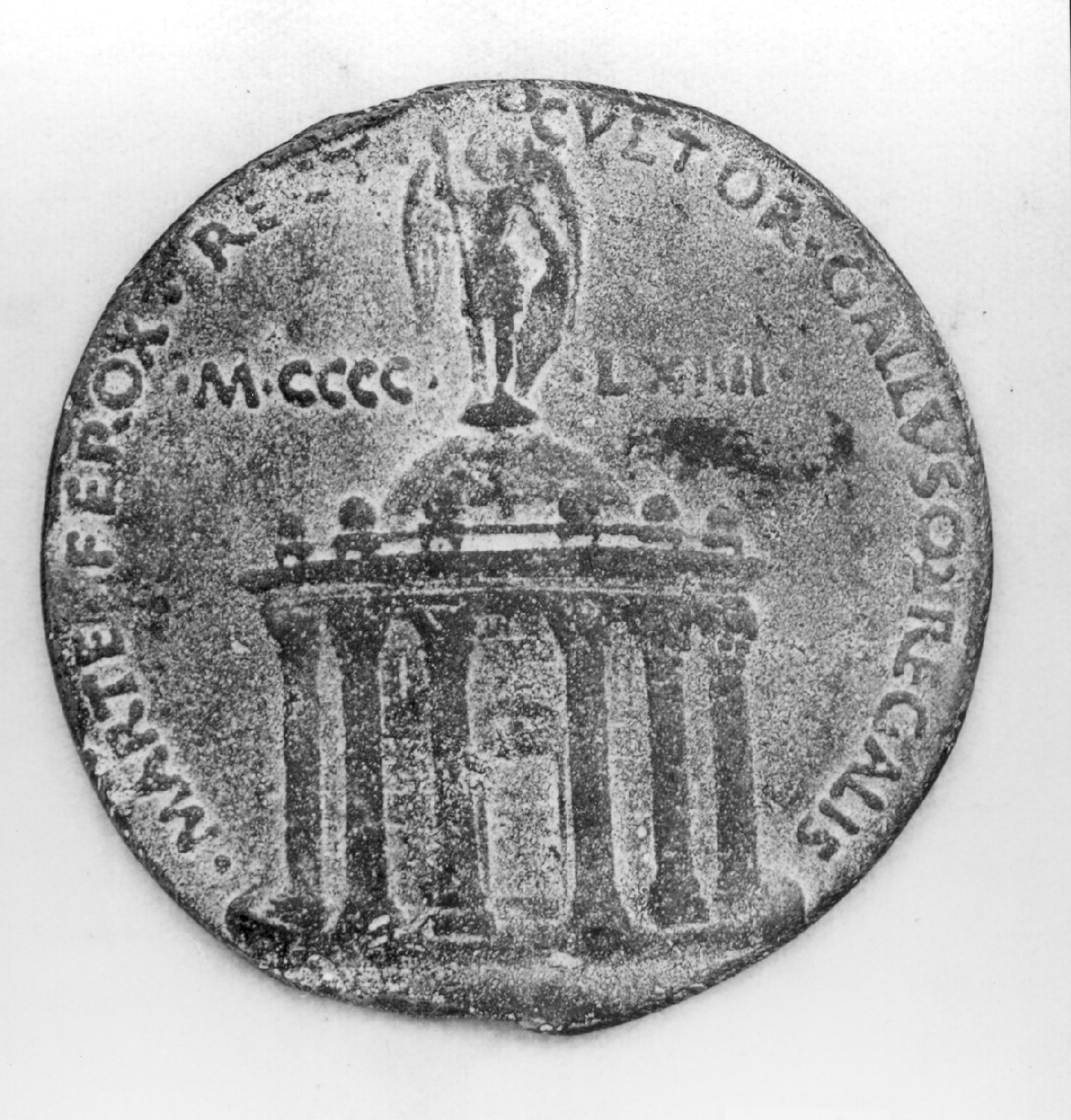 architettura (medaglia, elemento d'insieme) di Laurana Francesco (secc. XV/ XVI)