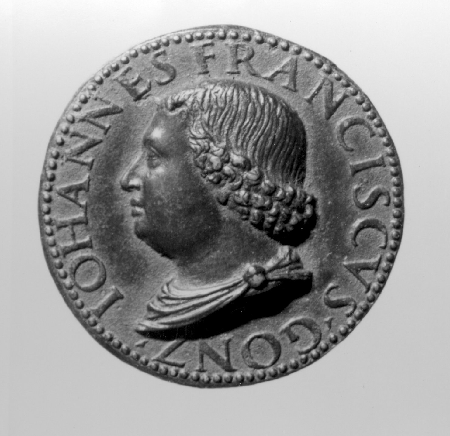 ritratto d'uomo di profilo (medaglia, elemento d'insieme) di Bonaccolsi Pier Jacopo detto Antico (secc. XV/ XVI)