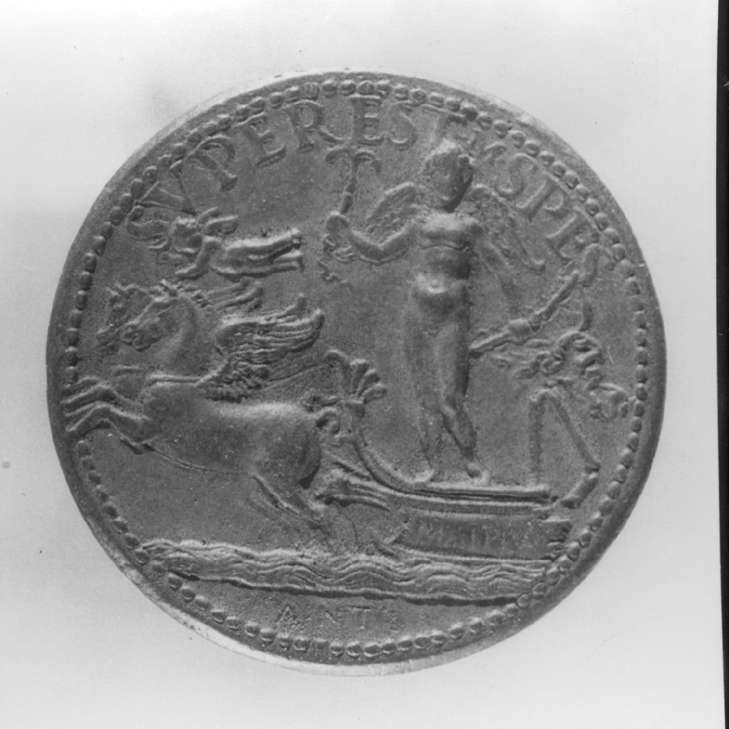 figura alata (medaglia, elemento d'insieme) di Bonaccolsi Pier Jacopo detto Antico (secc. XV/ XVI)