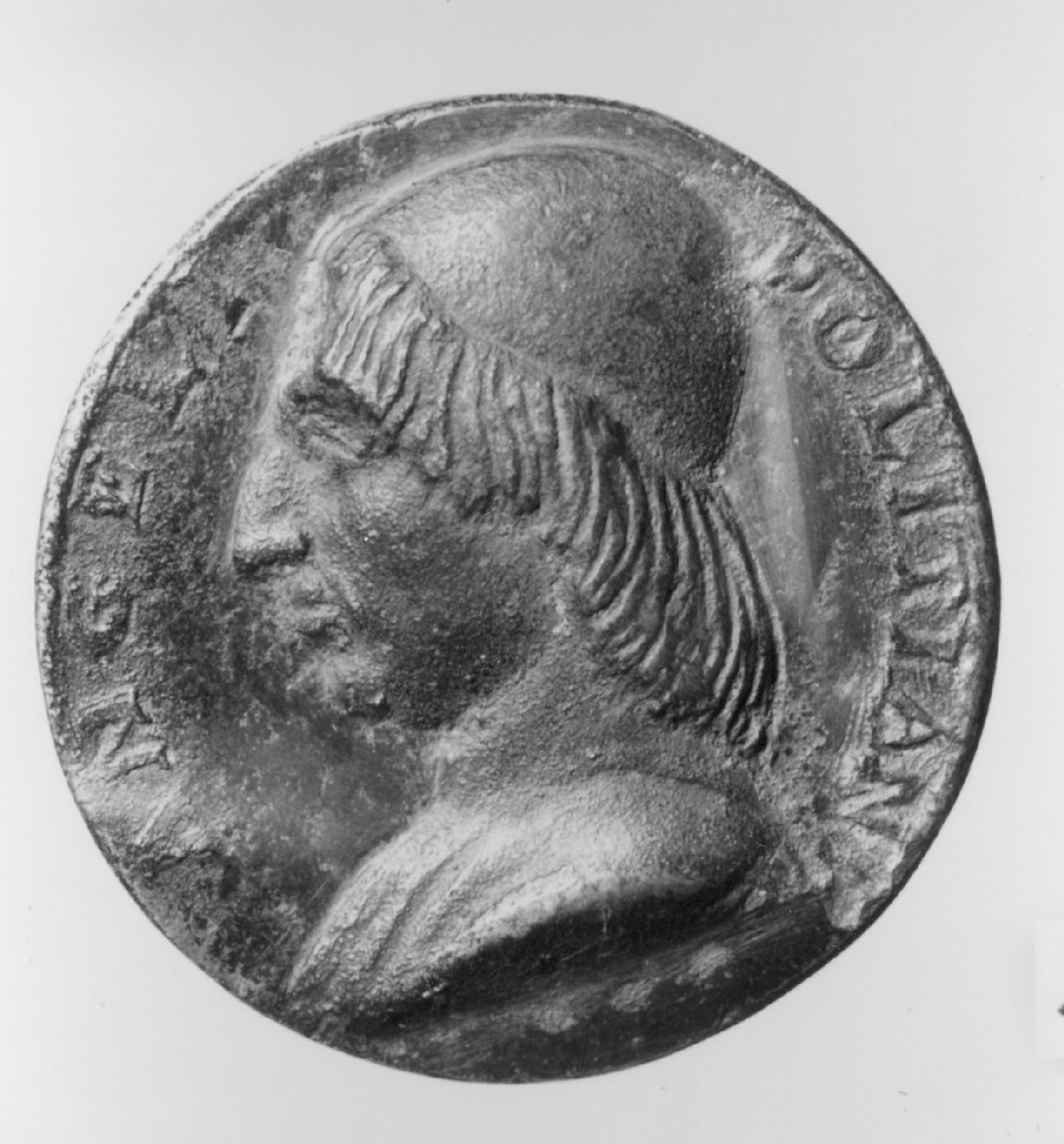 ritratto d'uomo di profilo (medaglia, elemento d'insieme) di Spinelli Niccolò (sec. XV)