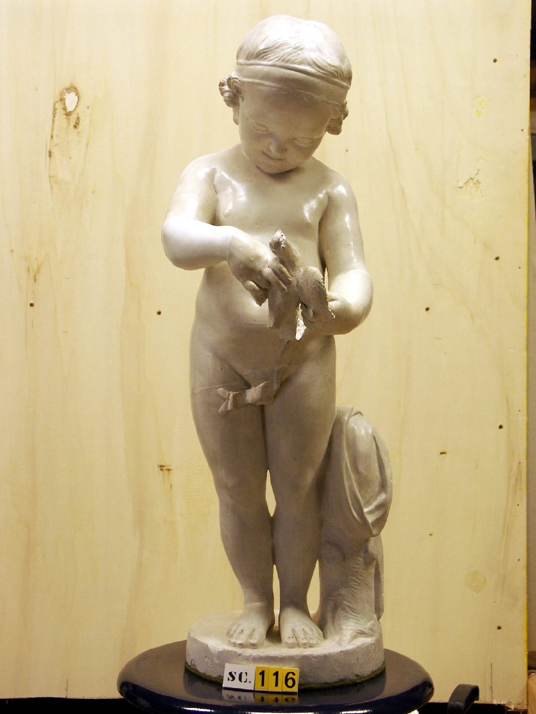 putto (calco di scultura, opera isolata) - ambito veneziano (sec. XIX)