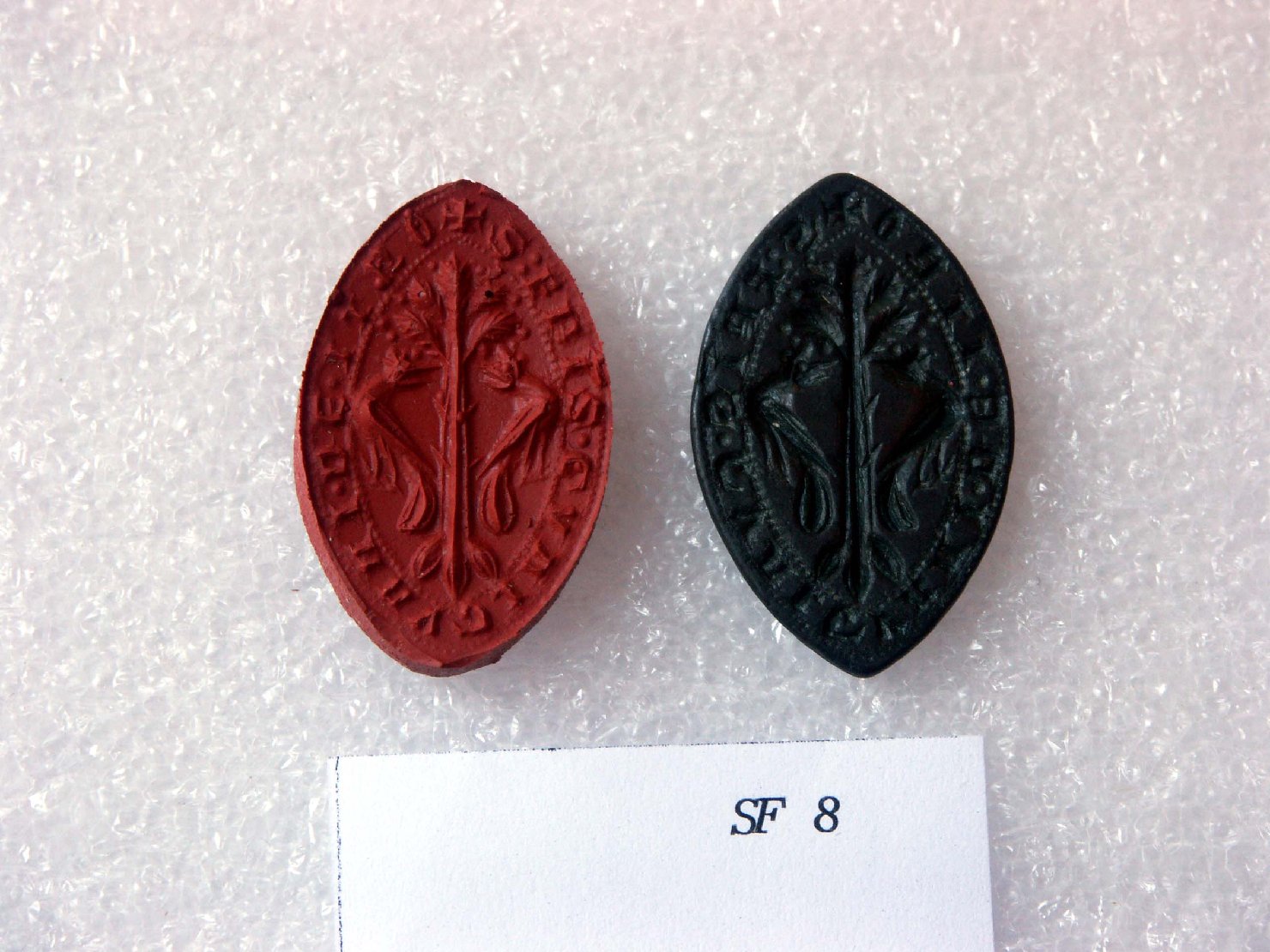 motivo decorativo (sigillo) - ambito veneto (secc. XIV/ XV)