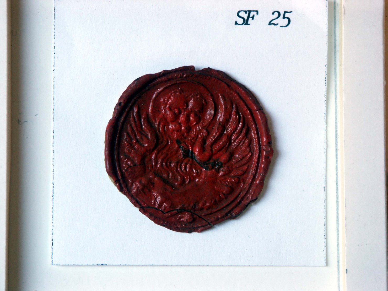 simbolo di San Marco: leone (sigillo) - ambito veneto (sec. XIX)