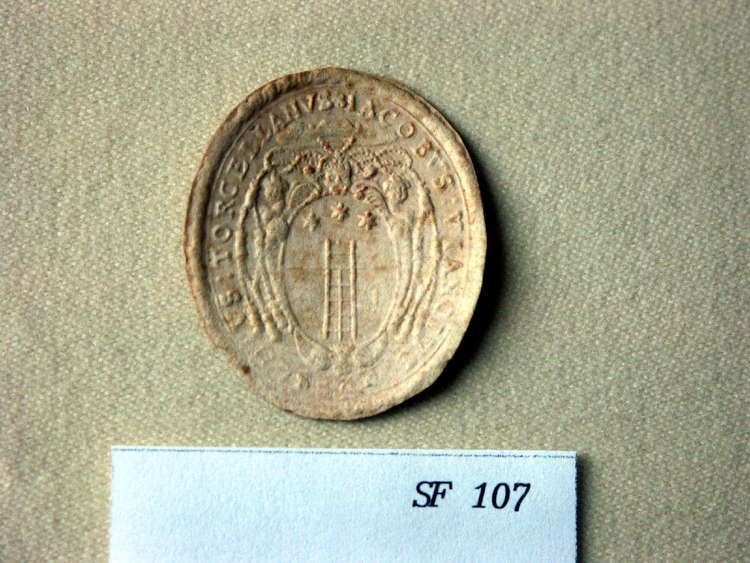 stemma vescovile (timbro) - ambito veneto (sec. XVIII)