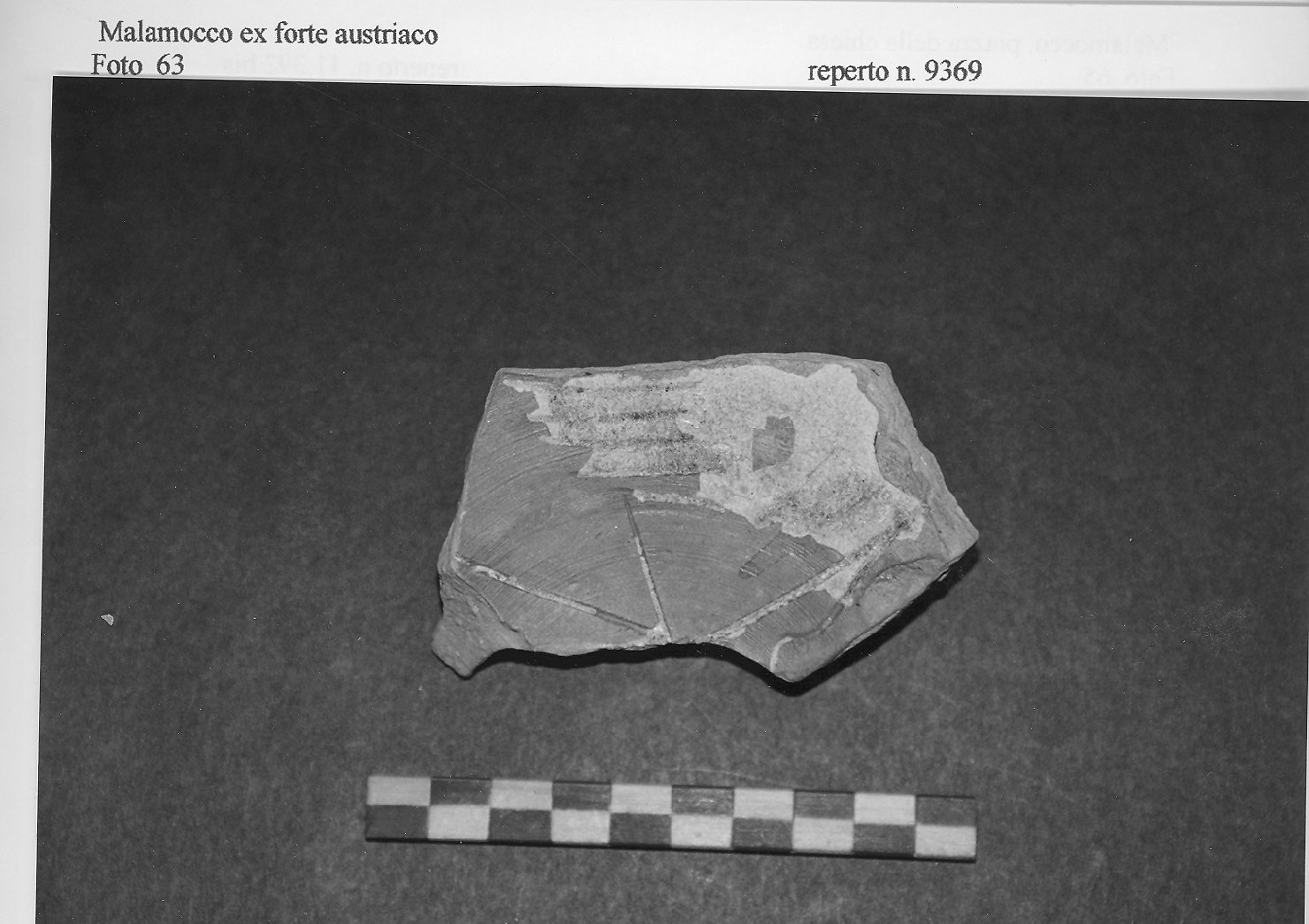 scodella, frammento - ambito veneto (fine/inizio secc. XIII/ XIV)