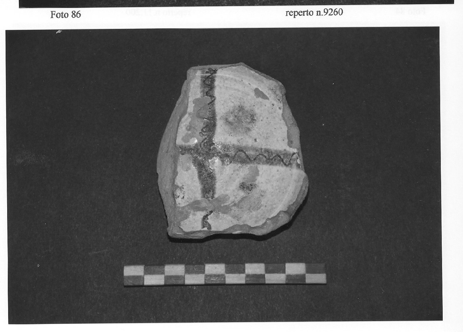 ciotola, frammento - ambito veneto (fine/inizio secc. XIII/ XIV)