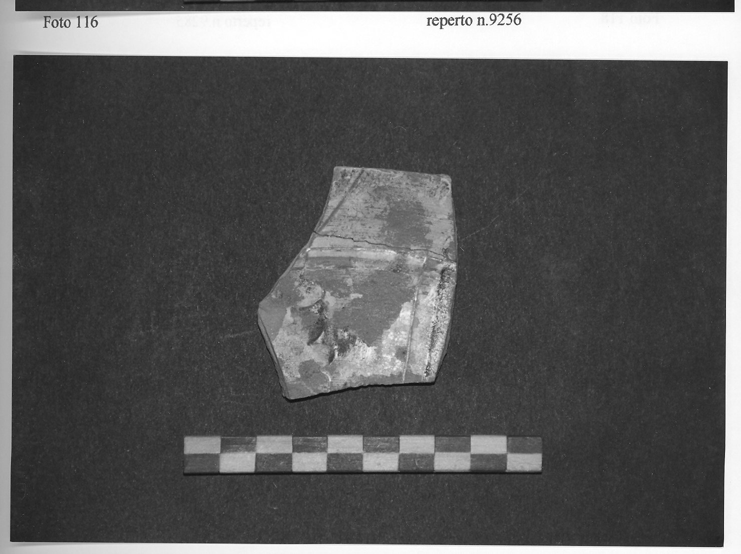 bacino, frammento - ambito veneto (fine/inizio secc. XIII/ XIV)