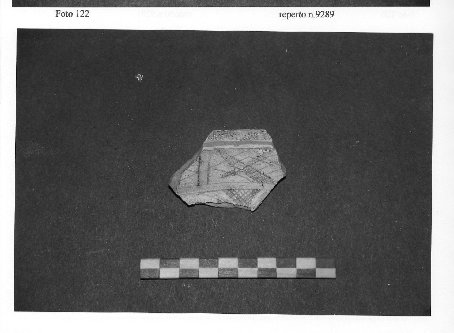 bacino, frammento - ambito veneto (sec. XIV)