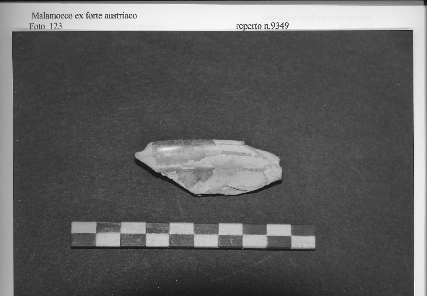 bacino, frammento - ambito veneto (secc. XIII/ XIV)