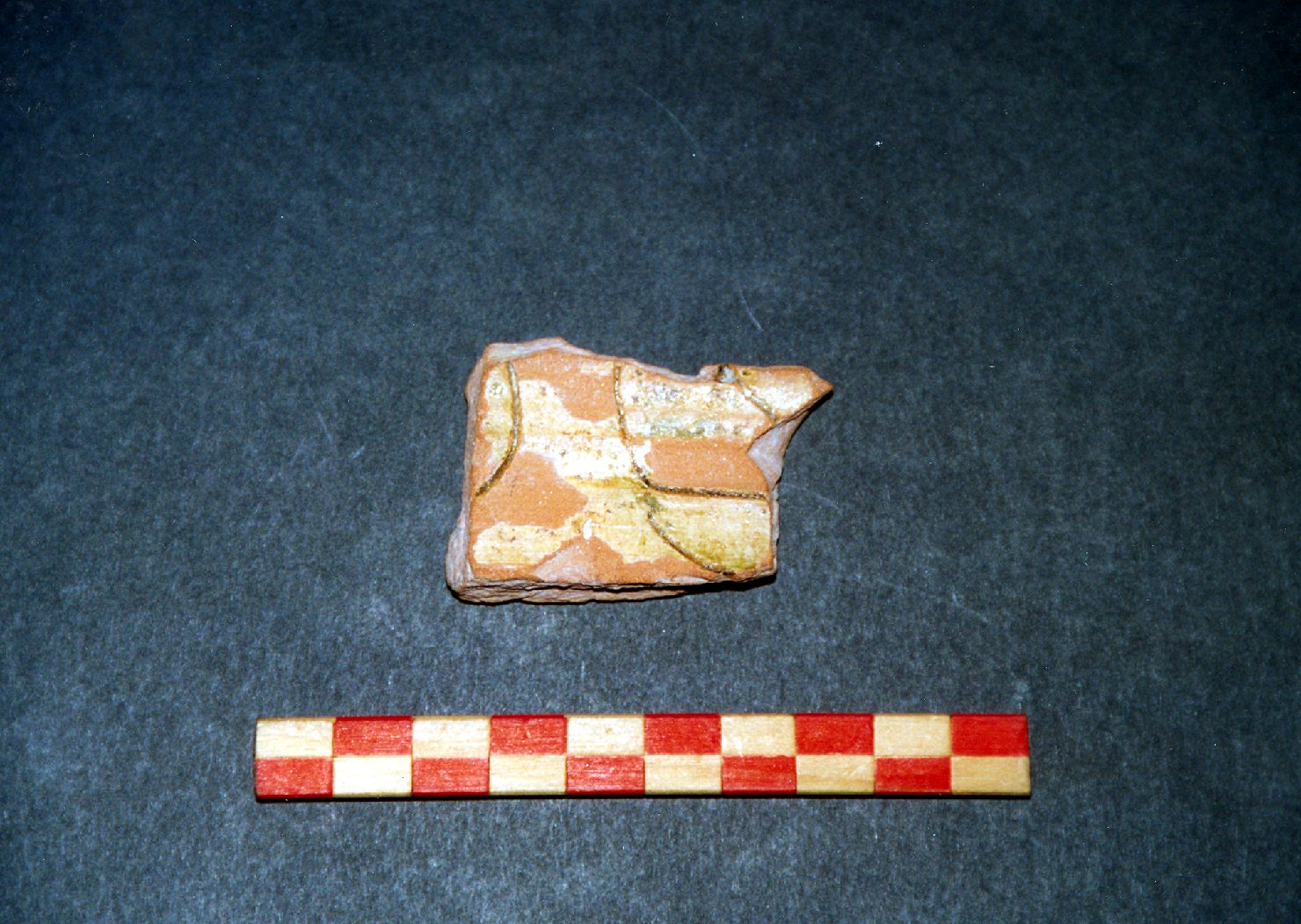 bacino, frammento - ambito veneto (fine/inizio secc. XIII/ XIV)