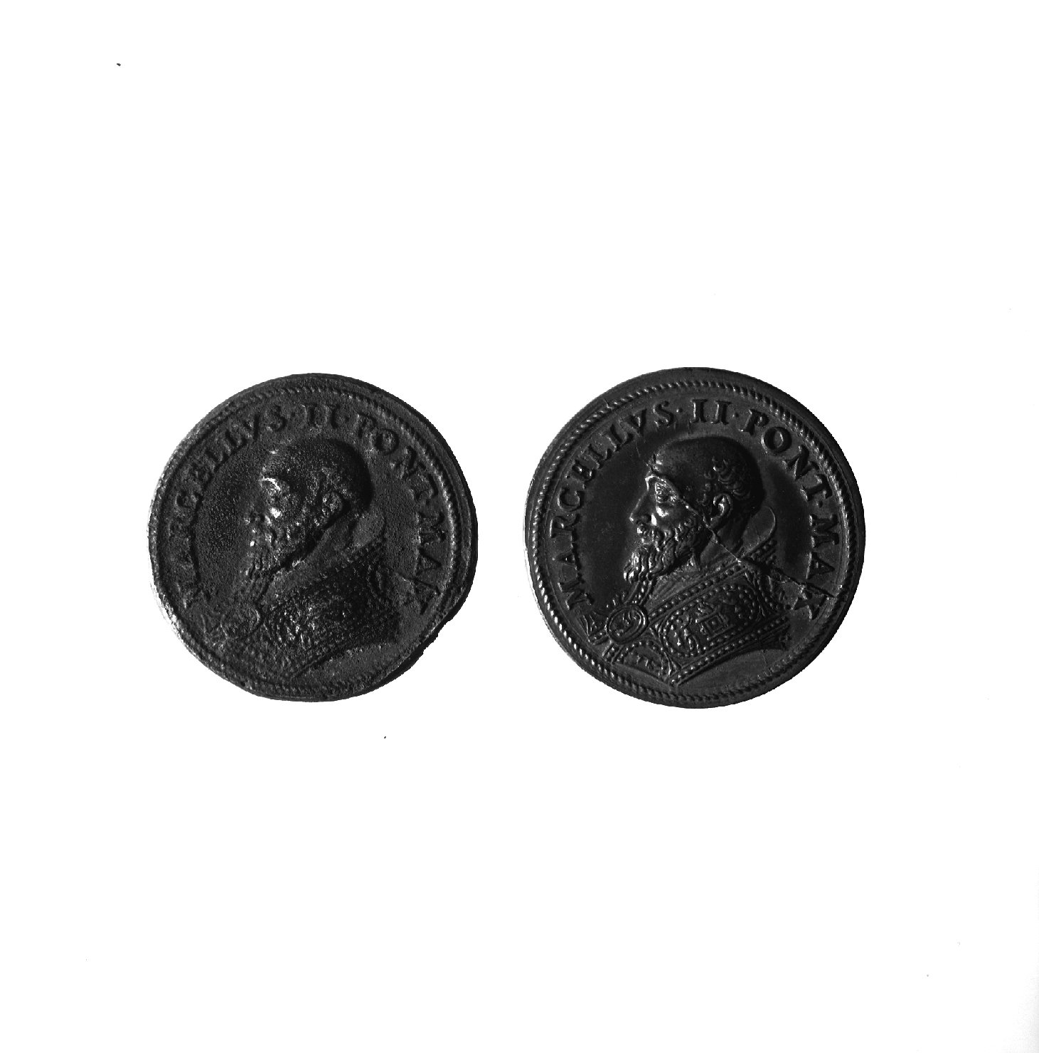 Marcello II, ritratto di ecclesiastico (medaglia) - ambito romano (sec. XVI)