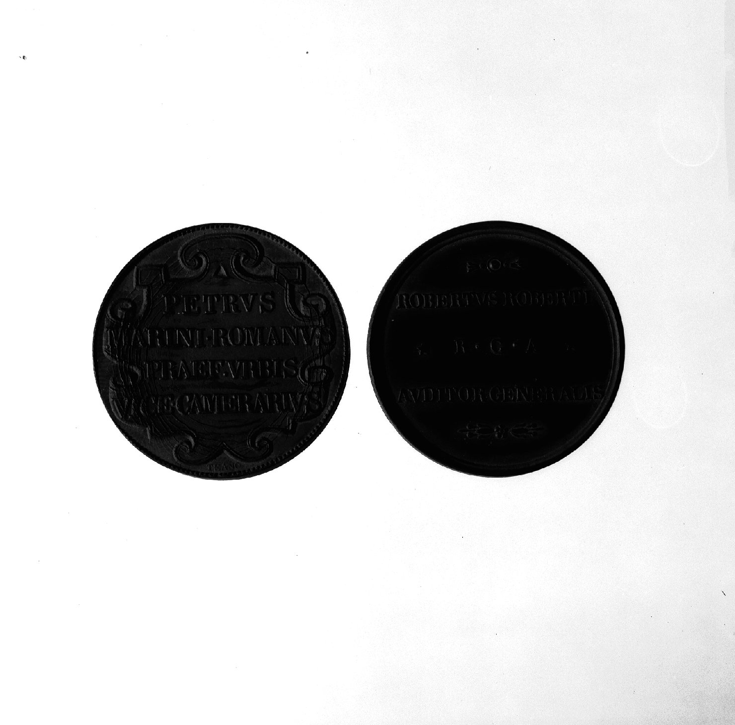 Sedevacante, iscrizione (medaglia) - ambito romano (sec. XIX)