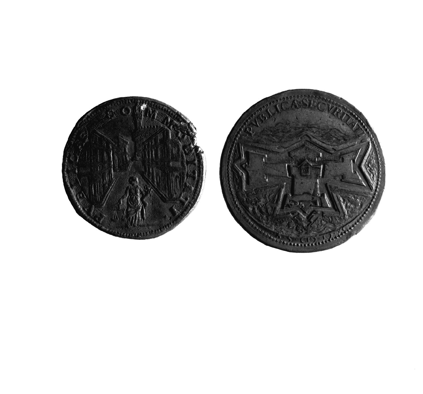 fortezza (medaglia, elemento d'insieme) di Mazzafirri Michele di Battista (sec. XVI)