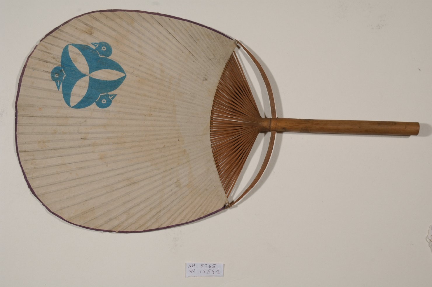 fiore (ventaglio, elemento d'insieme) - ambito giapponese (secc. XVII/ XIX)