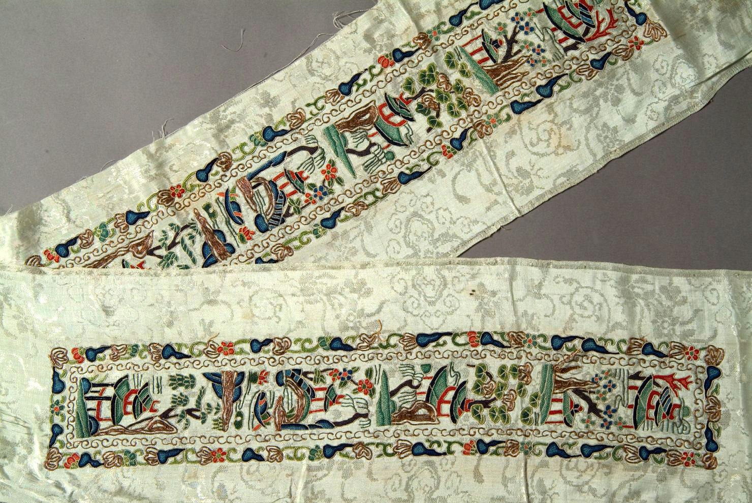 tessuto, opera isolata - manifattura cinese (sec. XIX)