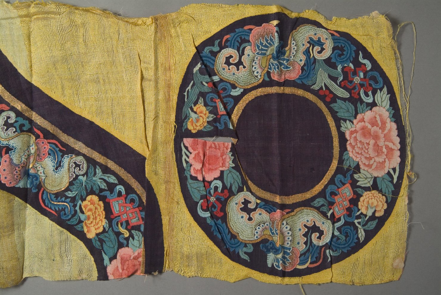 tessuto, opera isolata - manifattura cinese (sec. XIX)