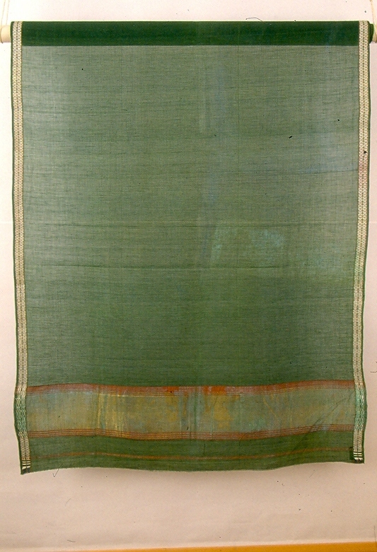 scialle decorato, elementi decorativi (abito, opera isolata) - manifattura di Giava (sec. XIX)