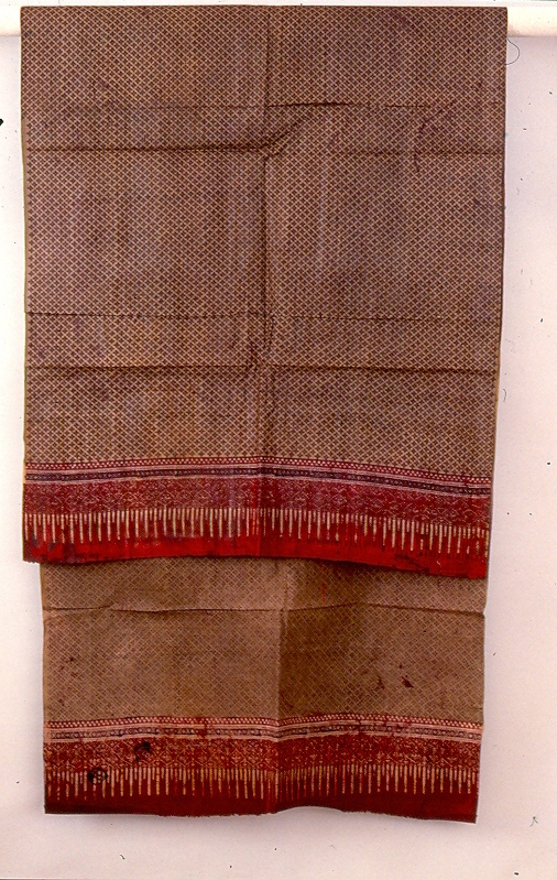 gonna decorata, elementi decorativi (abito, opera isolata) - manifattura di Giava (sec. XIX)