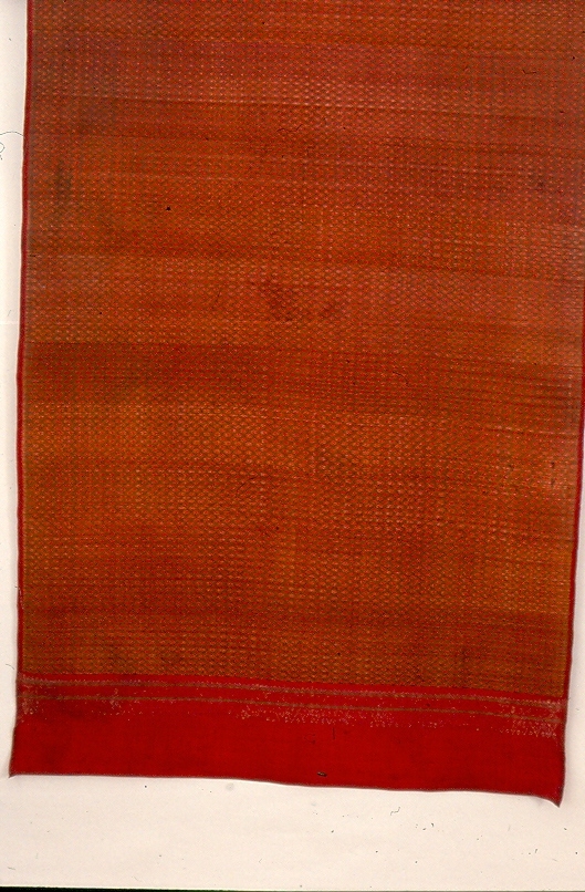 scialle decorato, elementi decorativi (abito, opera isolata) - ambito asiatico (sec. XIX)