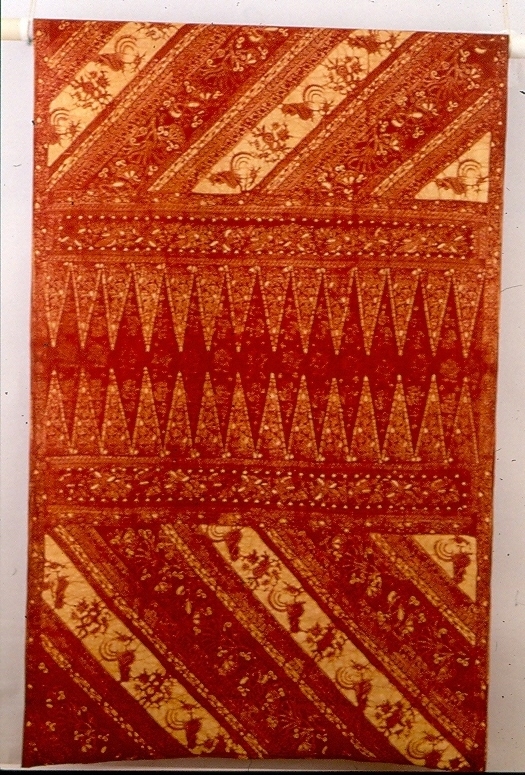 gonna decorata, elementi decorativi (abito, opera isolata) - manifattura di Giava (sec. XIX)