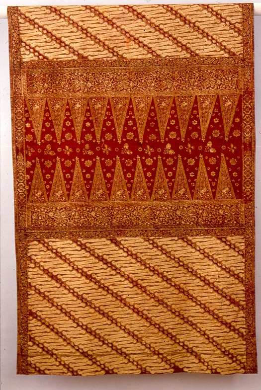 gonna decorata, elementi decorativi (abito, opera isolata) - manifattura di Giava (sec. XIX)