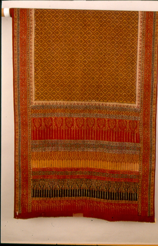 gonna decorata, elementi decorativi (abito, opera isolata) - manifattura di Giava (sec. XIX)