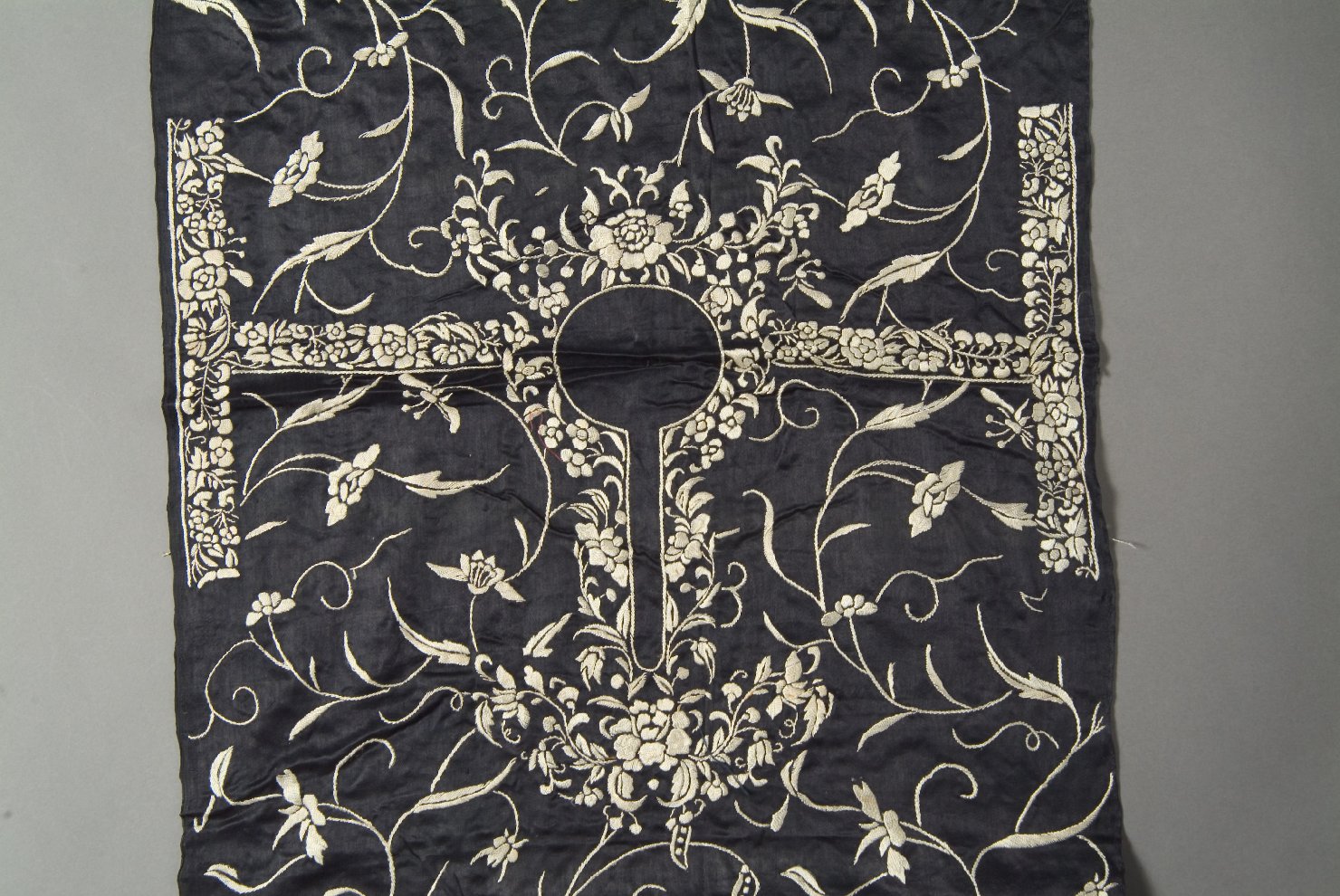 striscia decorata, elementi decorativi (tessuto, opera isolata) - ambito asiatico (sec. XIX)