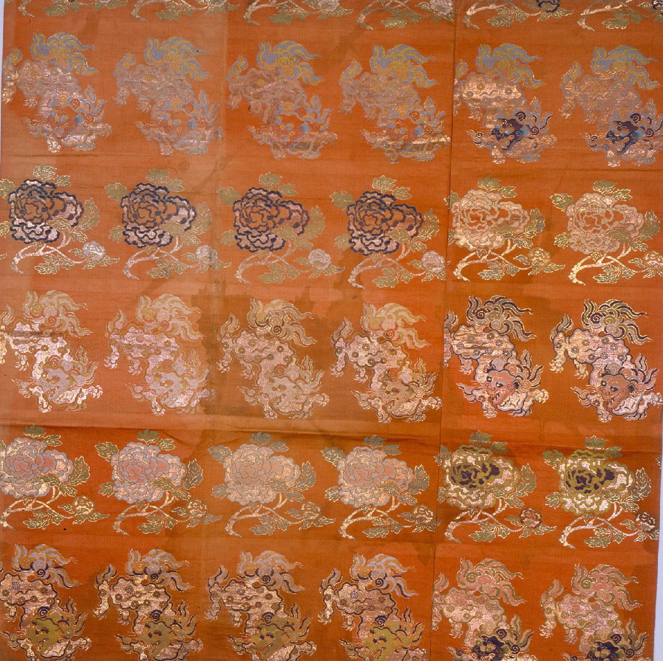 motivi decorativi (tessuto, opera isolata) - manifattura giapponese (sec. XIX)