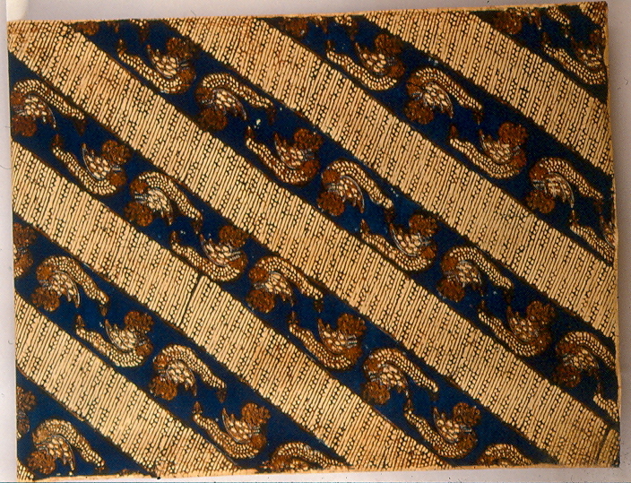 motivi decorativi (tessuto, opera isolata) - manifattura indonesiana (sec. XIX)