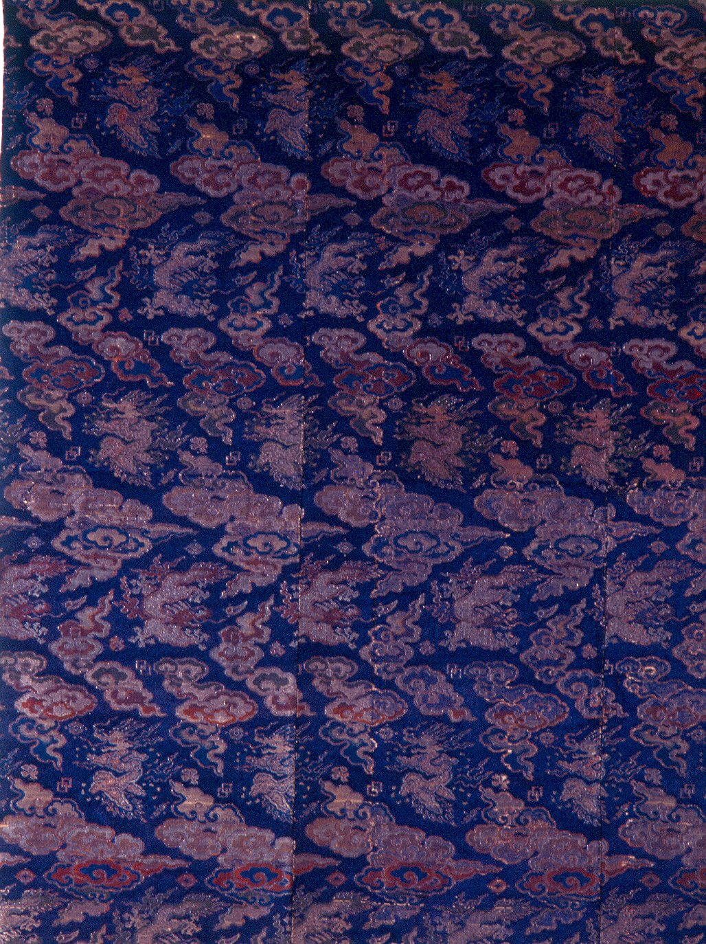 motivi decorativi (tessuto, opera isolata) - manifattura giapponese (sec. XIX)