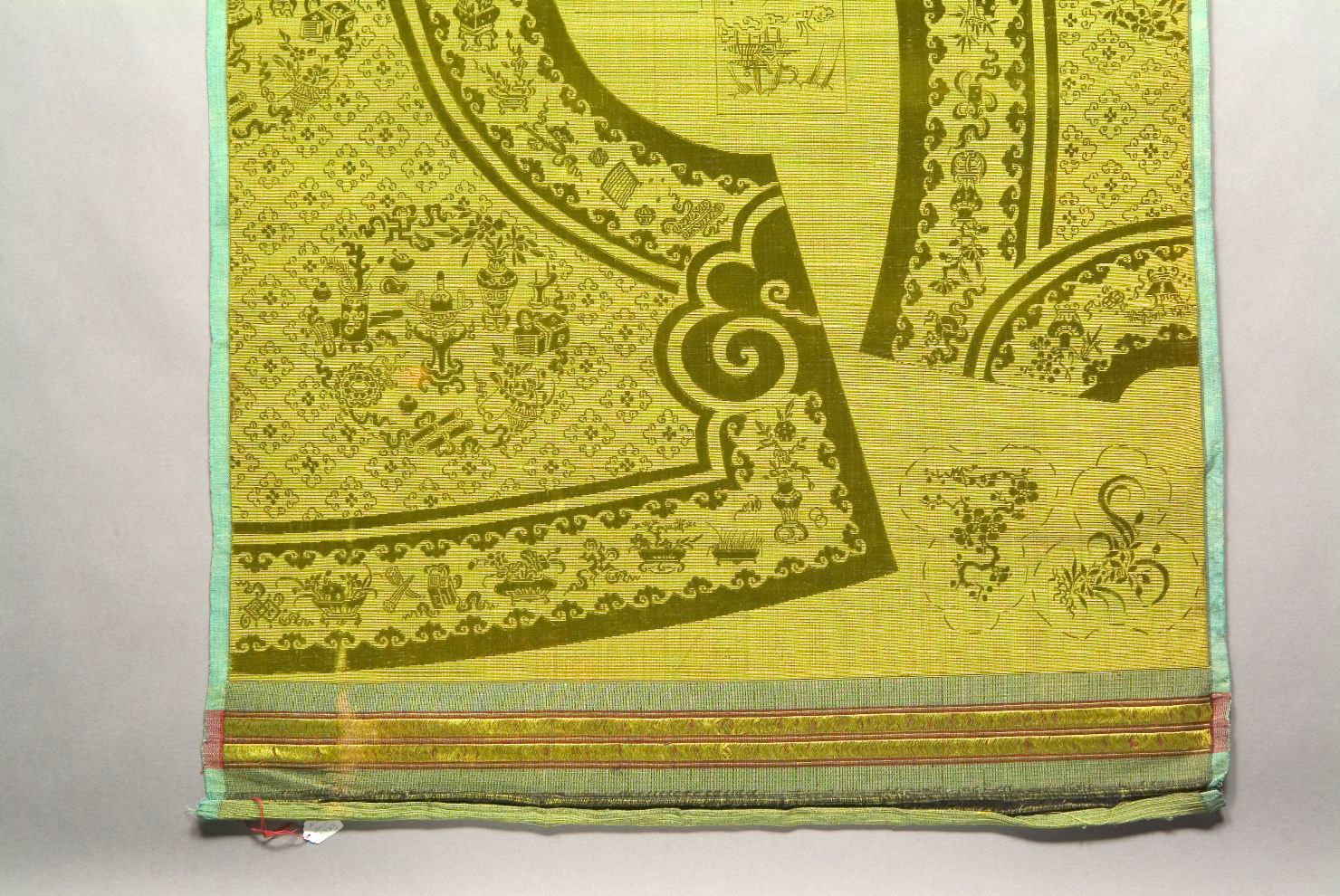 motivi decorativi (tessuto, opera isolata) - manifattura cinese (sec. XIX)