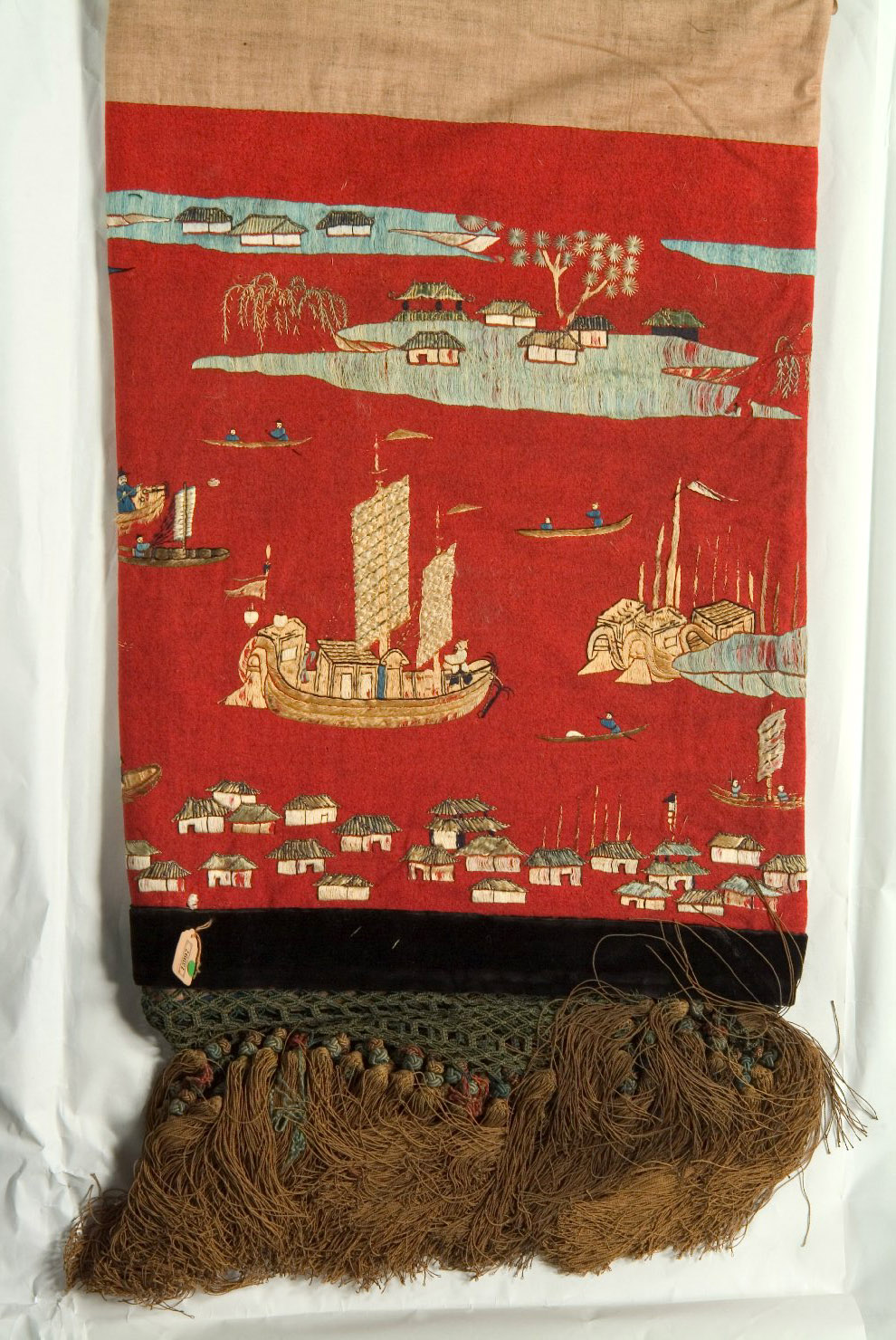 motivi decorativi (tessuto, opera isolata) - manifattura cinese (sec. XIX)