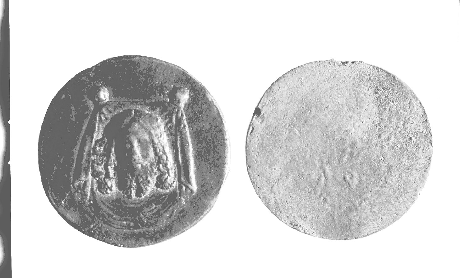 medaglia, elemento d'insieme - ambito romano (sec. IV)