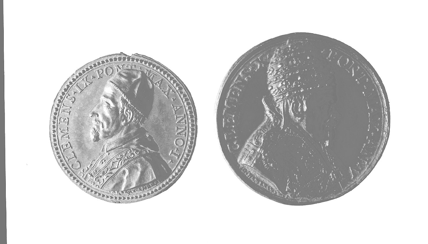 ritratto d'uomo di profilo (medaglia, elemento d'insieme) di Hamerani Alberto (sec. XVII)