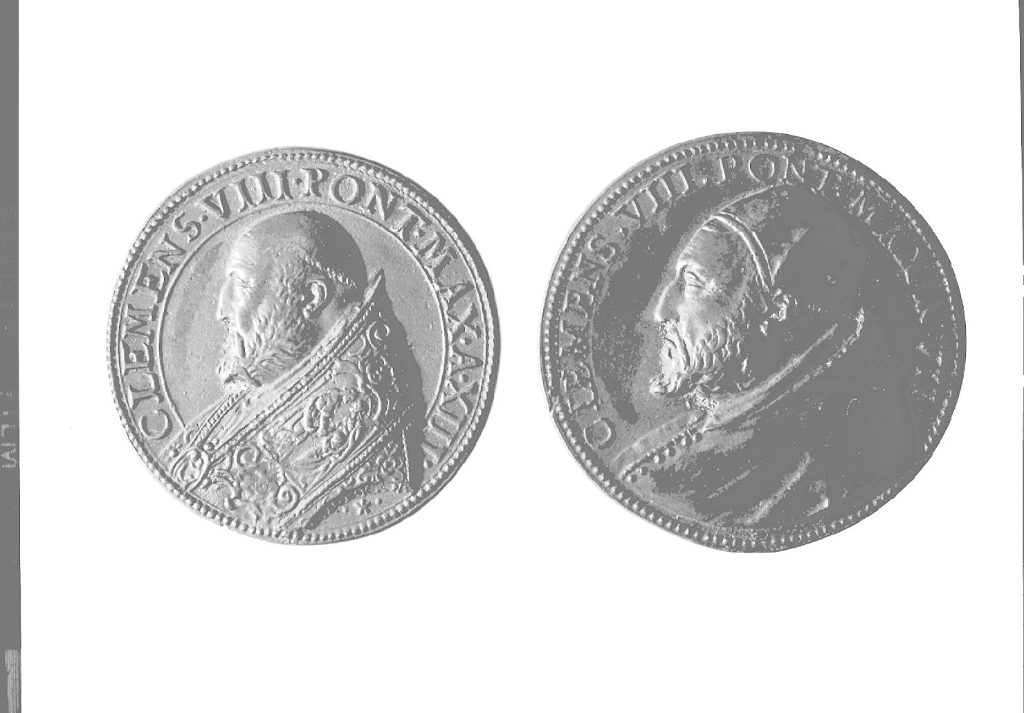 ritratto d'uomo di profilo (medaglia, elemento d'insieme) di Rancetti Giorgio (secc. XVI/ XVII)
