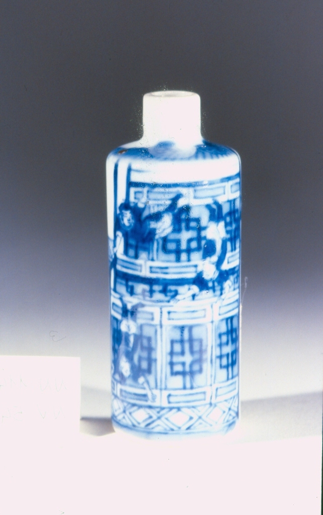 acrobata (tabacchiera, opera isolata) - ambito cinese (sec. XVIII)