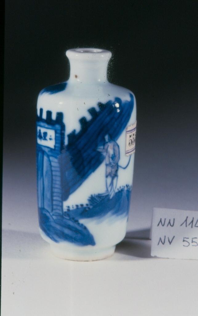 paesaggio con animali (tabacchiera, opera isolata) - ambito cinese (sec. XVIII)