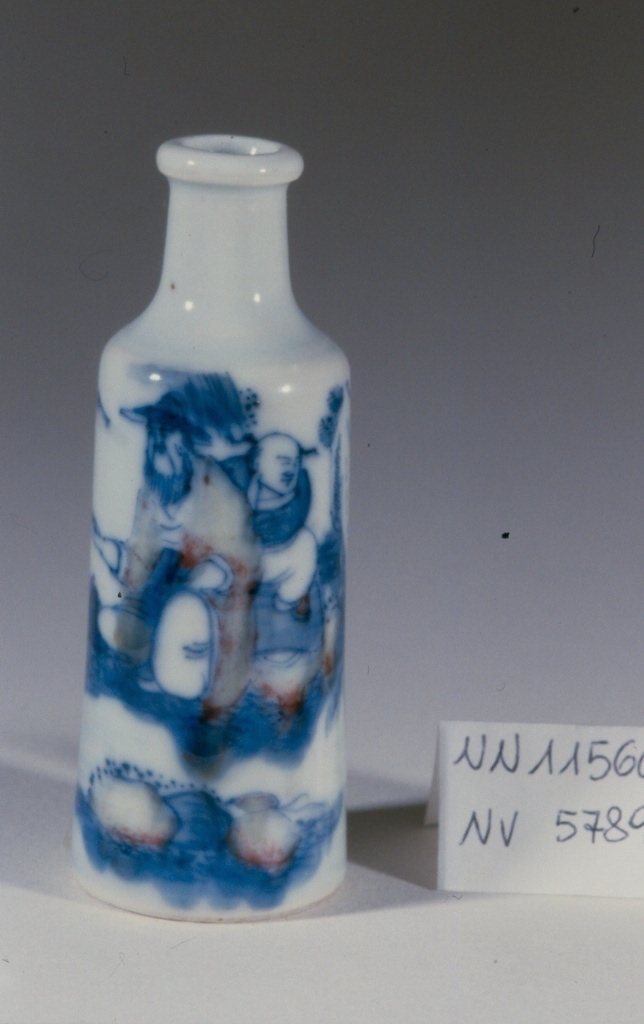 scena campestre con figure (tabacchiera, opera isolata) - ambito cinese (sec. XVIII)