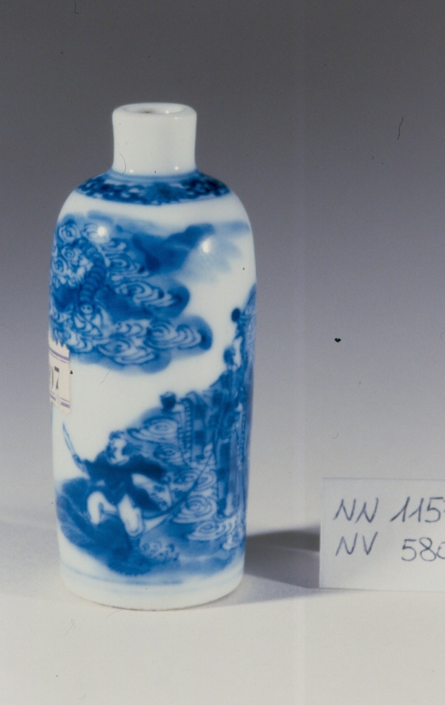 scena campestre con figure (tabacchiera, opera isolata) - ambito cinese (sec. XVIII)