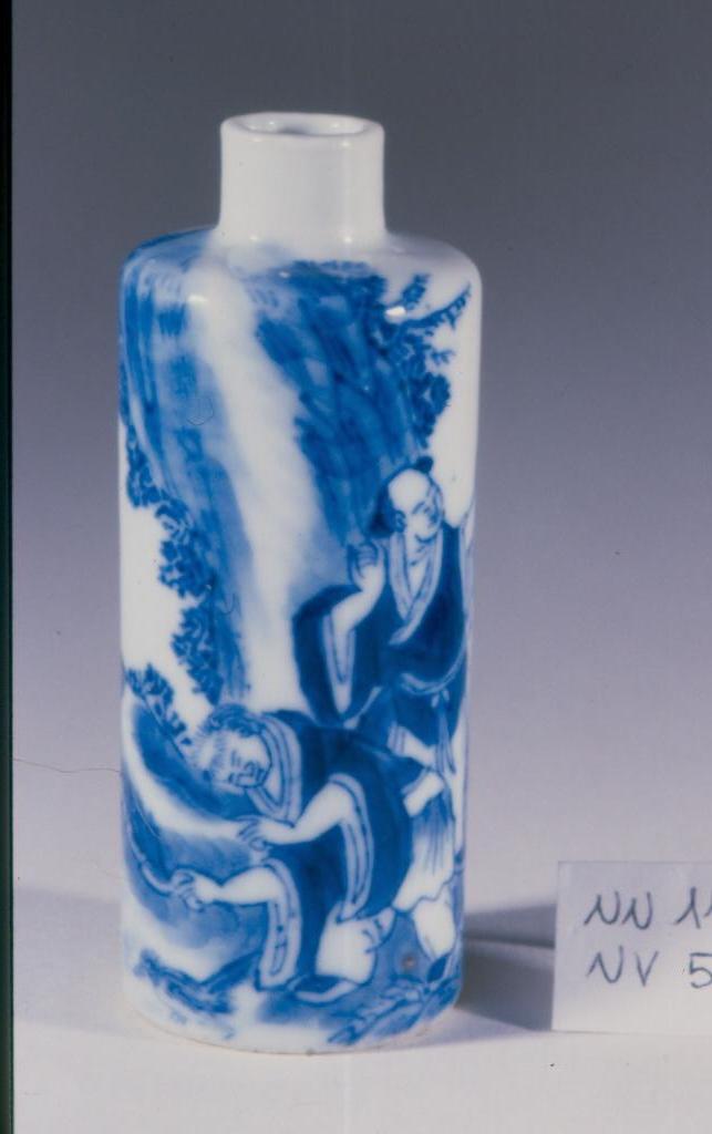 scena campestre con figure (tabacchiera, opera isolata) - ambito cinese (secc. XVII/ XIX)