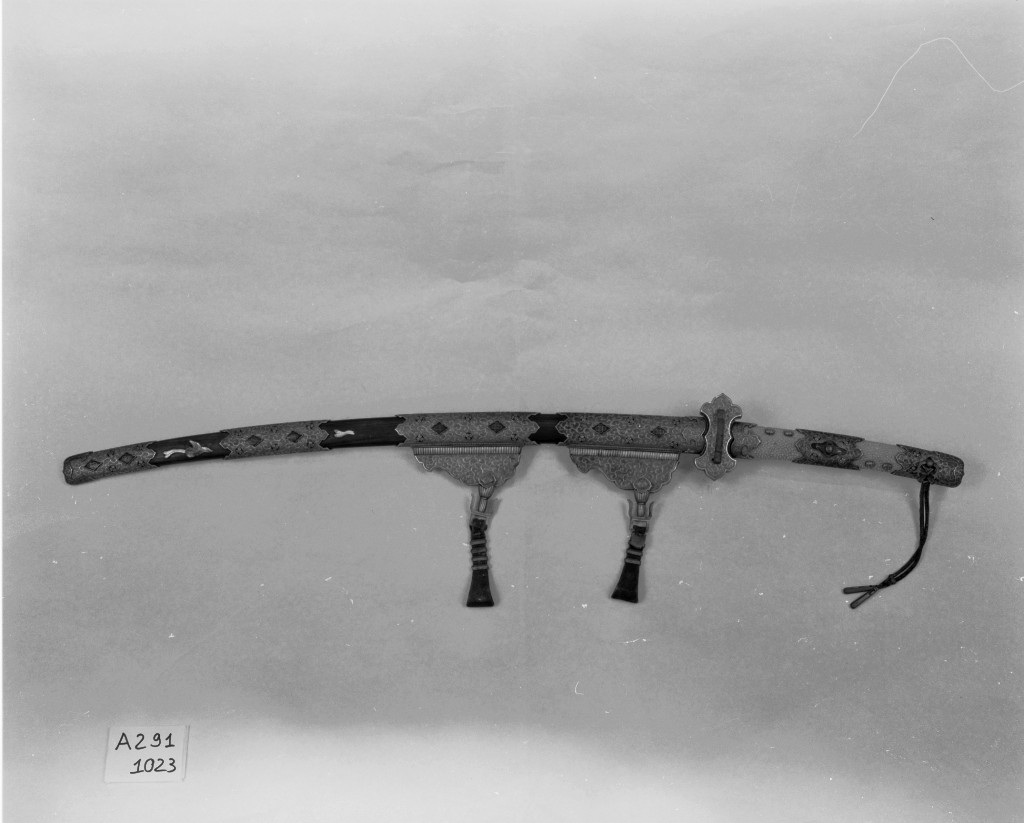 spada, opera isolata di Tsunanobu (sec. XIX)