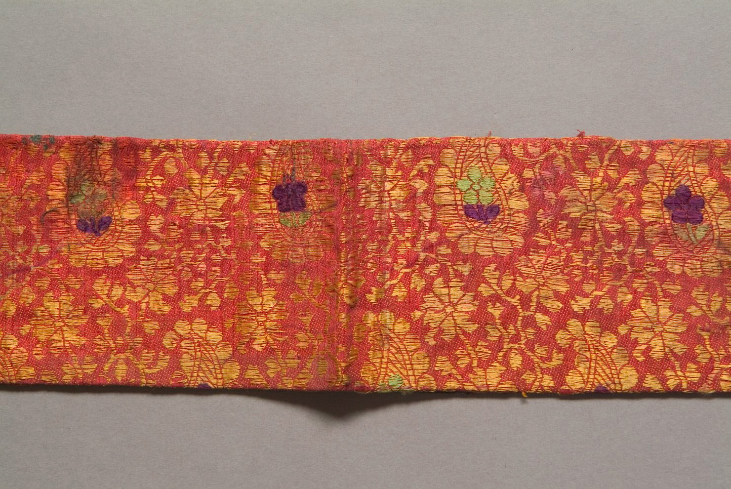 motivo decorativo floreale (cintura) - ambito Asia sud-orientale (sec. XIX)