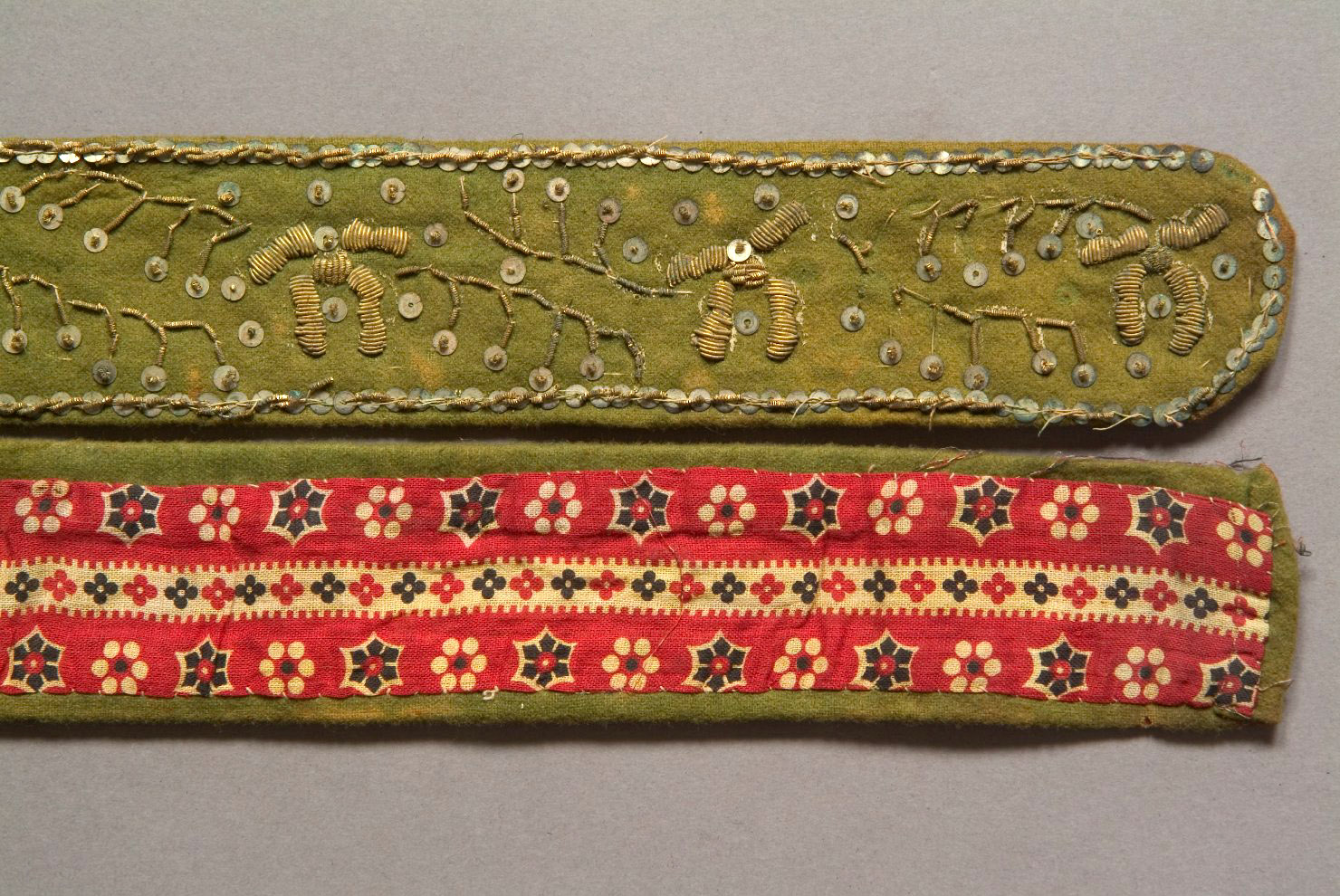 motivo decorativo floreale (cintura) - ambito Asia sud-orientale (sec. XIX)