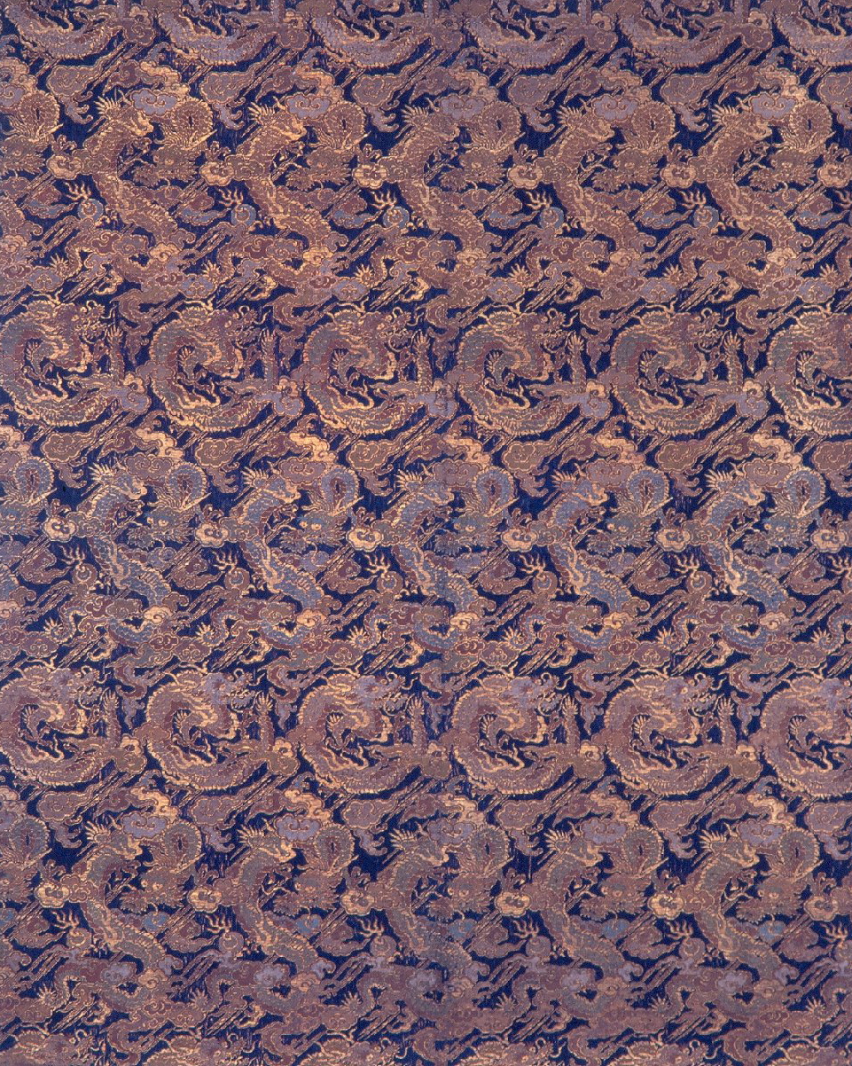 animali fantastici (tovaglietta) - ambito giapponese (sec. XIX)