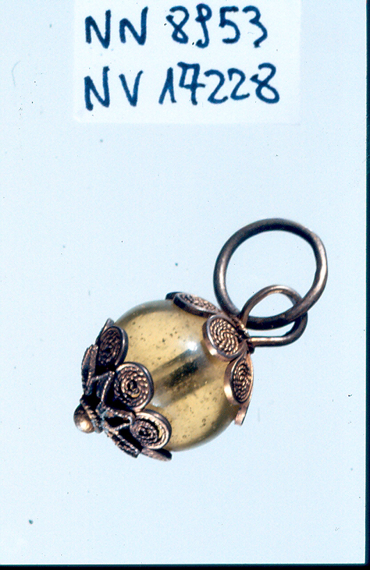 motivo decorativo floreale (pendente, opera isolata) - ambito Asia sud-orientale (secc. XVII/ XIX)