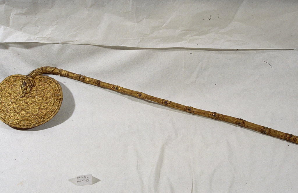 motivi decorativi (ventaglio, opera isolata) - manifattura birmana (seconda metà sec. XIX)